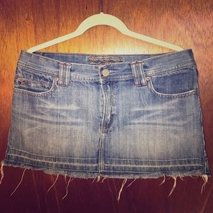 Abercrombie & Fitch denim mini skirt